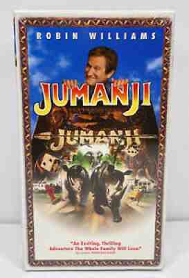 Jumanji VHS Movie 1996 New Factory Sealed NOS Robin Williams Rare Slip Cover