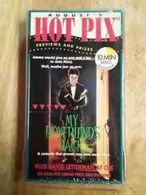 My Boyfriend's Back VHS HOT PIX very rare Blockbuster Video screener horror htf