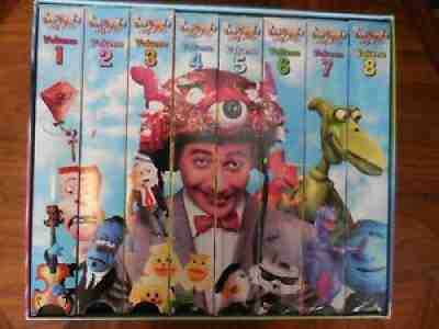 Pee-Wee's Playhouse ~ VHS ~ Box Set ~ Vol 1-8 New Some Sealed Pee-Wee Herman WOW