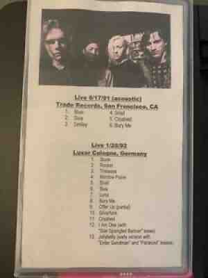 Rare-Smashing Pumpkins - 2 Live Shows - VHS Video