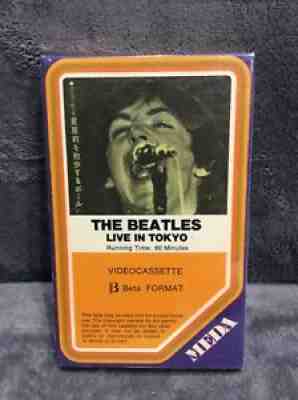 The Beatles Live in Tokyo beta (not vhs) Meda Betamax *Sealed* rare *obscure*