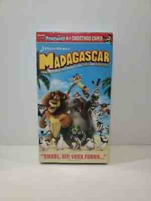 Madagascar VHS 2005 Dreamworks Ben Stiller Late Release NEW SEALED RARE