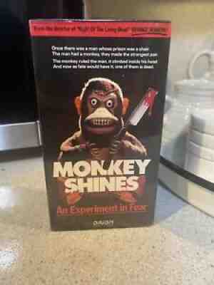 Monkey Shines VHS 1988 ORION GEORGE ROMERO HORROR 1ST RELEASE NEW GET IT GRADED