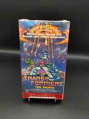 Transformers The Movie VHS F.H.E. 1986 Family TEARS IN SEAL READ!!!