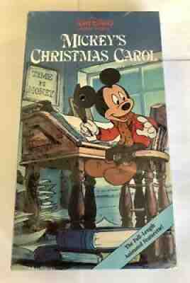 mickeyâ??s christmas carol 1983 classic vhs new factory sealed