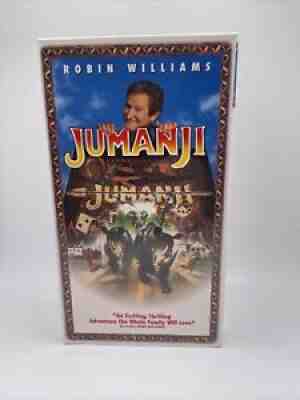 Jumanji Robin Williams Vintage VHS Tape 1996 NEW SEALED RARE SLIP COVER