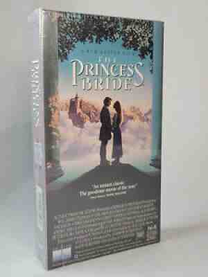 Princess Bride VHS 1987 Release 1988 Box First Print Sealed Stamping On Side