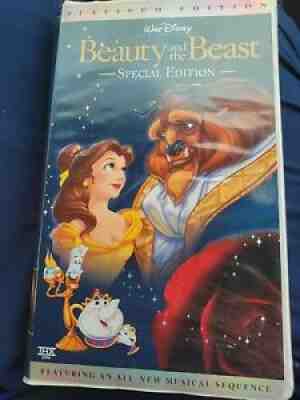 Walt Disney Beauty and the Beast VHS Platinum Edition Special Edition THX