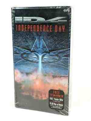 Independence Day VHS 1996 3-D Live Action Art NEW Sealed