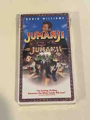 Jumanji Vhs Slip Sleeve Factory Sealed Robin Williams
