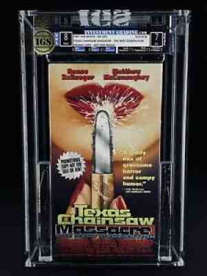 VHS Texas Chainsaw Massacre - Next Gen Promo IGS 8.0-7.0 NM Matthew McConaughey