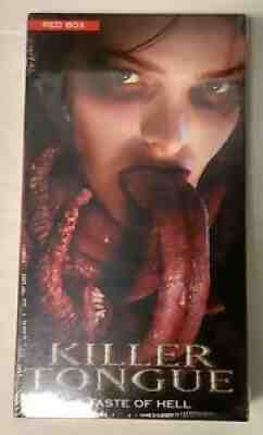 SEALED Killer Tongue VHS Tape Screening Purposes A-Pix Horror Robert Englund