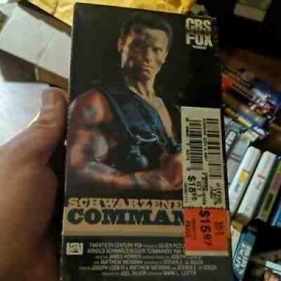 Commando VHS ð??¼ Factory Sealed 1st Print!! CBS/Fox Arnold Schwarzenegger MINT!