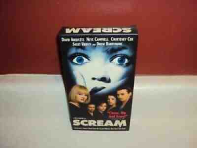 SCREAM 1996 VHS CASSETTE TAPE HORROR MOVIE