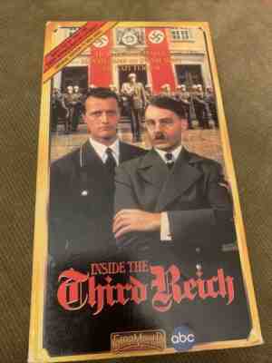 Inside The Third Reich VHS Volume I & II ABC Video WWII Germany Drama RARE OOP