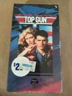 Top Gun VHS Movie 1986 FACTORY SEALED. Original.