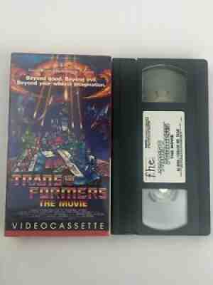 Transformers The Movie VHS F.H.E. 1986 Family Home Entertainment FHE RARE HTF