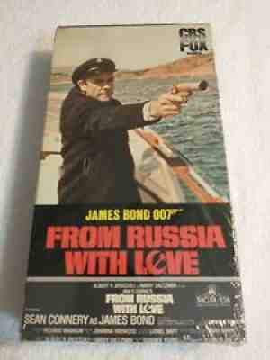 From Russia With Love VHS, James Bond 007, Sean Connery Factory Sealed CBS Fox