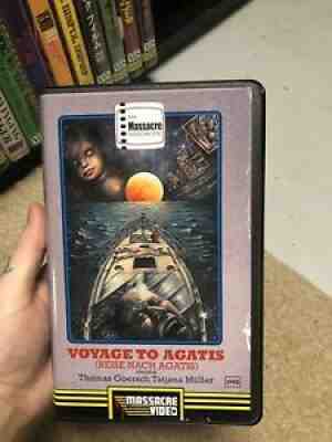 Voyage to Agatis VHS rare horror sov massacre video limited edition sold out 555