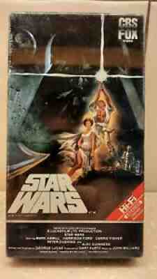Factory Sealed Star Wars VHS Tape | Never Opened Blue Watermark