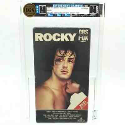 IGS 7-7 Rocky 1984 Red Label * white cbs fox * vhs upc * boxing balboa sealed