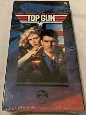NEW! Top Gun VHS Movie 1986 FACTORY SEALED. Original. Hi-Fi Stereo. Logos