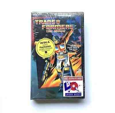 Transformers The Movie VHS Clamshell New Sealed Rare 1995 Sunbow Malofilm Print