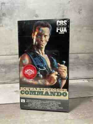 Commando VHS Factory Sealed 1st Print? NOS New CBS/Fox Arnold Schwarzenegger ð??¼