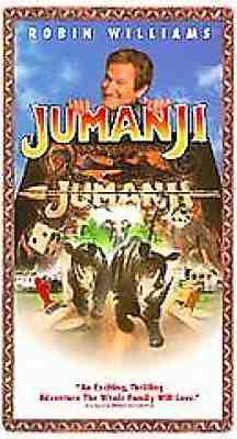 Sealed Jumanji VHS tape rare new unopened Collectible Watermark On Plastic Seal