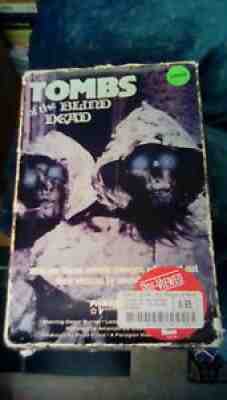 Tombs Of The Blind Dead RARE Paragon BIG BOX 1986 VHS 80s horror gore cannibals