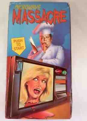 MICROWAVE MASSACRE - VHS - SUPER RARE â??Talk Boxâ? Release - Rhino 1991 - CULTÂ 