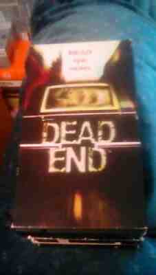 Dead End RARE Lions Gate 2003 VHS creepy obscure horror blood gore Christmas OOP