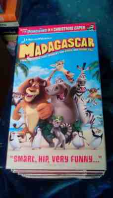 Madagascar VHS 2005 Dreamworks Ben Stiller Penguin Christmas Caper Sealed