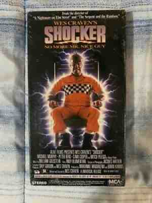 Shocker (VHS, 1989) Wes Craven Horror Alive Films MCA Brand New Sealed