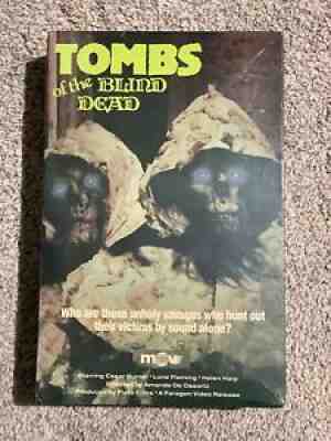 TOMBS OF THE BLIND DEAD Big Box VHS video sealed horror cult rare montevideo 80s