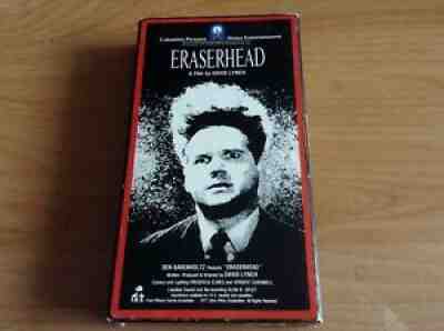 Eraserhead VHS Cult Classic David Lynch Red Border Flip Open Box