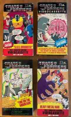 14 Transformers VHS Videotapes, Used. Five Faces, The Return of Optimus Prime!
