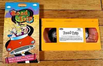 Nickelodeon Road Trip Vhs 1995 Rugrats Ren & Stimpy Rockos Modern Life Rare