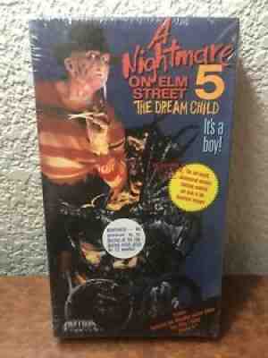 Nightmare On Elm Street 5 VHS New Factory Sealed Rare Horror Uncut Watermark