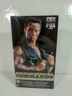 Commando VHS Factory Sealed New CBS Fox Arnold Schwarzenegger See Description