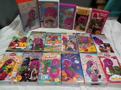 HUGE Barney VHS Lot Original Classic Collection