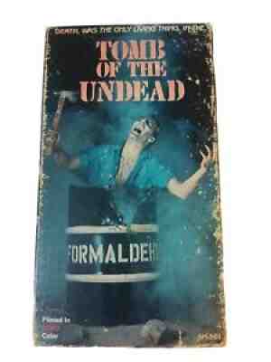 Tomb Of The Undead VHS Vintage Horror 1985 Silvermine Video OOP HTF Zombie RARE