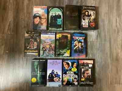LOT OF 12 VHS SEALED Alien Resurrection Top Gun Matrix Reloaded The Lost World