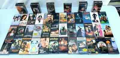 Lot of 42 Factory Sealed VHS Movies, Brand New Jurassic Park 3, Harry Potter...