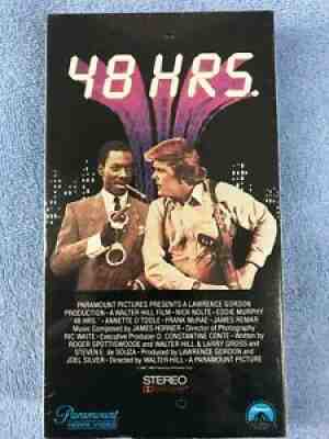 48 Hours 1983 VHS Factory Sealed, Paramount Watermark, Clean, No Stickers Murphy