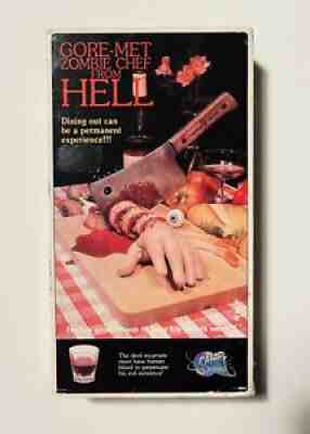 GORE-MET ZOMBIE CHEF FROM HELL (1986) rare vhs horror original GRAIL sov cult