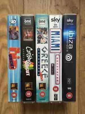 Sky One's Uncovered Uncut VHS Videos Joblot Bundle
