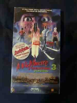 A Nightmare On Elm Street 3 VHS Horror 1st Release Media Freddy Krueger BrandNew