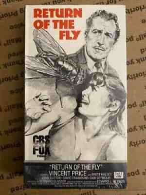 RETURN OF THE FLY VHS New 1959 Sci-fi SEALED Vincent Price HF 32 CBS Fox