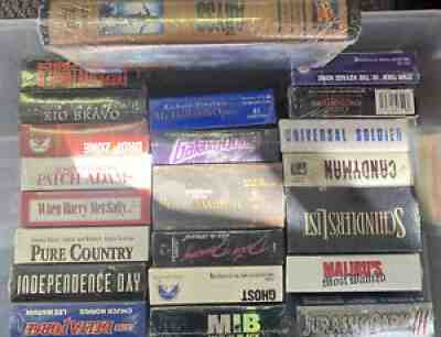 Sealed VHS lot of 22 Abyss Candyman MIB  CloseEncounters JurassicPark IGS READY